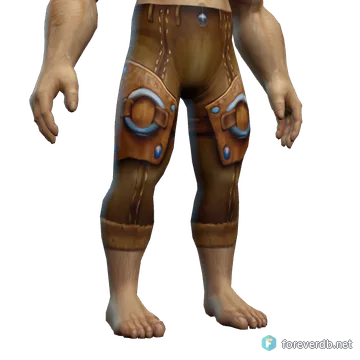 Wanderer's Leggings worn by a human male, rendered from the Forever client