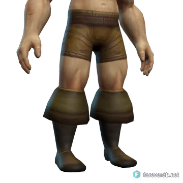 Mariner Boots worn by a human male, rendered from the Forever client