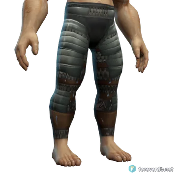 Sterling Chain Pants worn by a human male, rendered from the Forever client