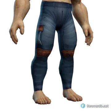 Scarecrow Trousers worn by a human male, rendered from the Forever client