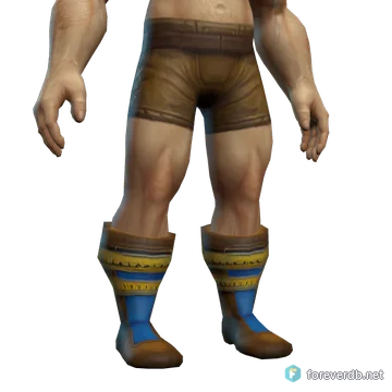 Kimbra Boots worn by a human male, rendered from the Forever client