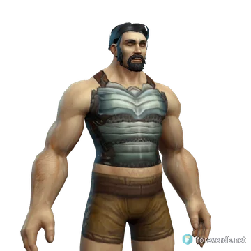 Sterling Chain Armor worn by a human male, rendered from the Forever client