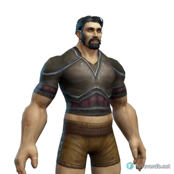 Infiltrator Armor worn by a human male, rendered from the Forever client