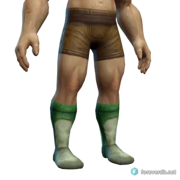Acidic Walkers worn by a human male, rendered from the Forever client