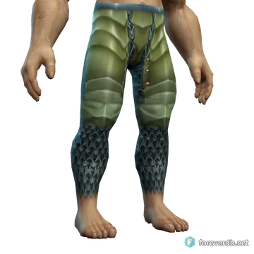 Stromgarde Cavalry Leggings worn by a human male, rendered from the Forever client