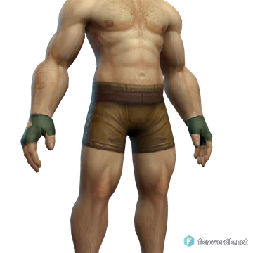 Pioneer Gloves worn by a human male, rendered from the Forever client