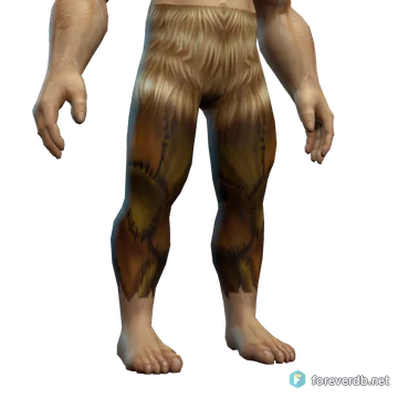 Tanned Leather Pants worn by a human male, rendered from the Forever client