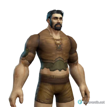 Rugged Trapper's Shirt worn by a human male, rendered from the Forever client