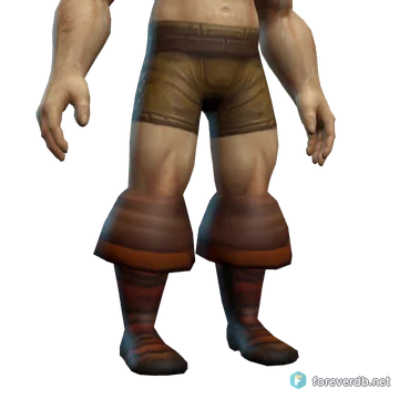 Corehound Boots worn by a human male, rendered from the Forever client