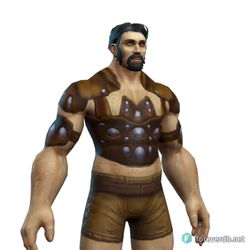 Insignia Chestguard worn by a human male, rendered from the Forever client
