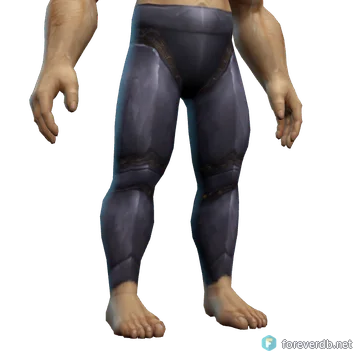 Heavy Mithril Pants worn by a human male, rendered from the Forever client