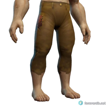 Rugged Trapper's Pants worn by a human male, rendered from the Forever client