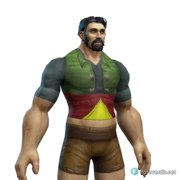 Heavy Weave Armor worn by a human male, rendered from the Forever client