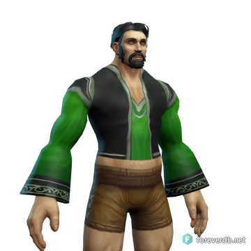 Stylish Green Shirt worn by a human male, rendered from the Forever client
