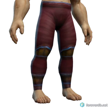 Emblazoned Leggings worn by a human male, rendered from the Forever client
