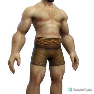 Gossamer Belt worn by a human male, rendered from the Forever client