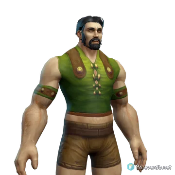 Spellbinder Vest worn by a human male, rendered from the Forever client