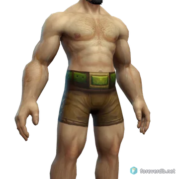 Spellbinder Belt worn by a human male, rendered from the Forever client