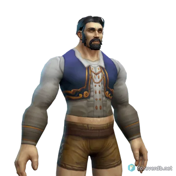 Regal Armor worn by a human male, rendered from the Forever client