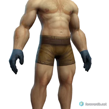 Arcane Gloves worn by a human male, rendered from the Forever client