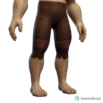 Simple Britches worn by a human male, rendered from the Forever client