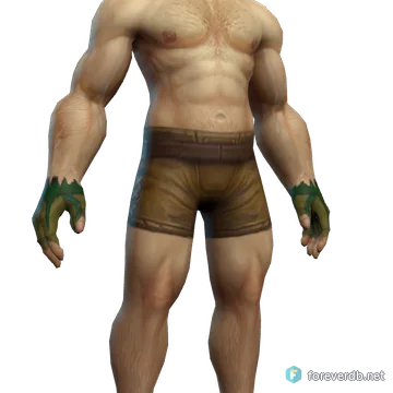 Primal Mitts worn by a human male, rendered from the Forever client