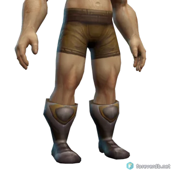 Marauder's Boots worn by a human male, rendered from the Forever client