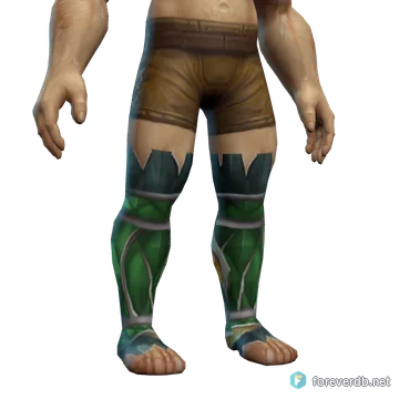Feralheart Sandals worn by a human male, rendered from the Forever client