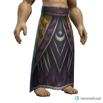 Feralheart Trousers worn by a human male, rendered from the Forever client