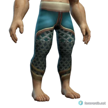 Reinforced Chain Pants worn by a human male, rendered from the Forever client