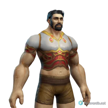 Waywatcher Armor worn by a human male, rendered from the Forever client