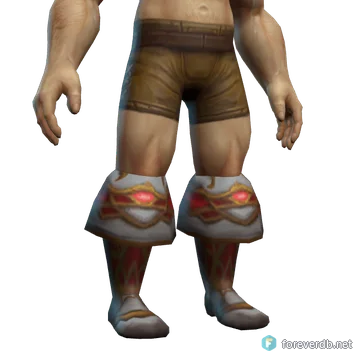 Waywatcher Boots worn by a human male, rendered from the Forever client