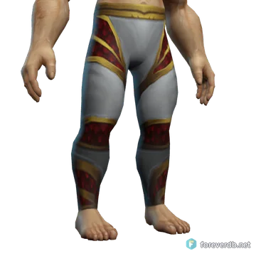 Leggings of Revelation worn by a human male, rendered from the Forever client