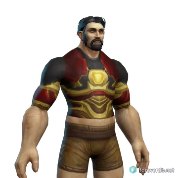 Lightbreaker Cuirass worn by a human male, rendered from the Forever client