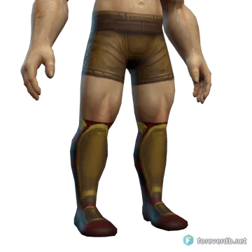 Fireleaf Sandals worn by a human male, rendered from the Forever client