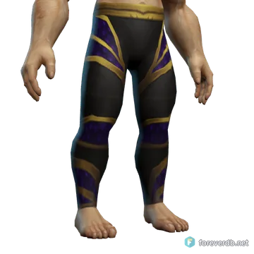 Heretic Pants worn by a human male, rendered from the Forever client