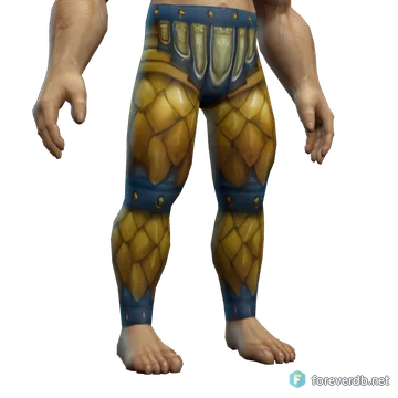 Acolyte's Silvered Chain Leggings worn by a human male, rendered from the Forever client