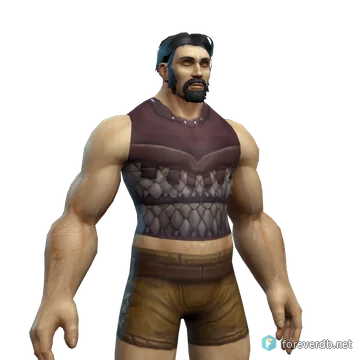 Guard's Chain Shirt worn by a human male, rendered from the Forever client