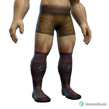 Guard's Boots worn by a human male, rendered from the Forever client