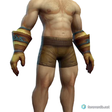 Prefect's Gloves worn by a human male, rendered from the Forever client