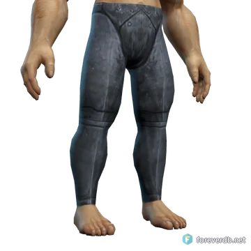 Shining Mithril Pants worn by a human male, rendered from the Forever client