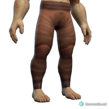 Brawler's Leather Pants worn by a human male, rendered from the Forever client