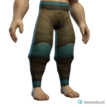 Tooled Leather Pants worn by a human male, rendered from the Forever client