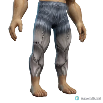 Totemic Leather Pants worn by a human male, rendered from the Forever client