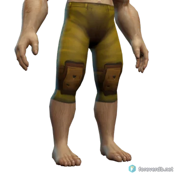 Wisdom's Leather Leggings worn by a human male, rendered from the Forever client