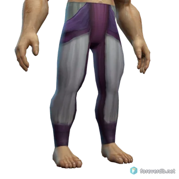 Pristine Leggings worn by a human male, rendered from the Forever client