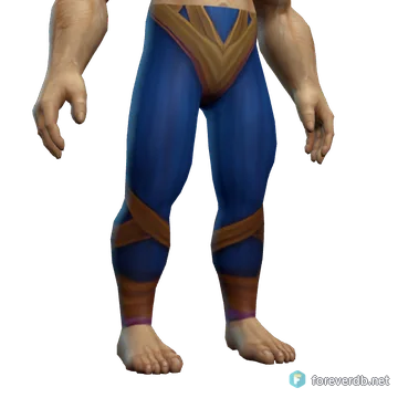 Silky Leggings worn by a human male, rendered from the Forever client