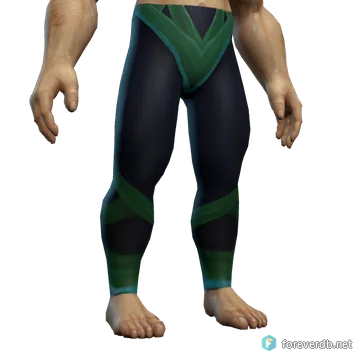Shadow Leggings worn by a human male, rendered from the Forever client
