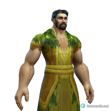 Shining Gown worn by a human male, rendered from the Forever client