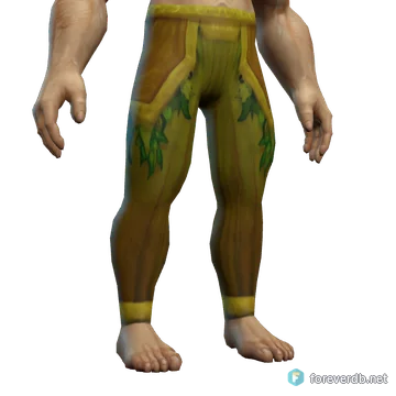 Shining Leggings worn by a human male, rendered from the Forever client